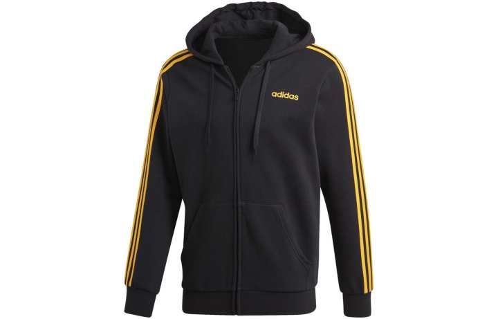 Adidas Adidas Sweatshirts Men's Black Hooded Moderate Cardigan