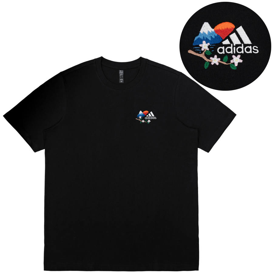 Adidas Adidas T Shirts Unisex Black Crew Neck Moderate Straight Fit