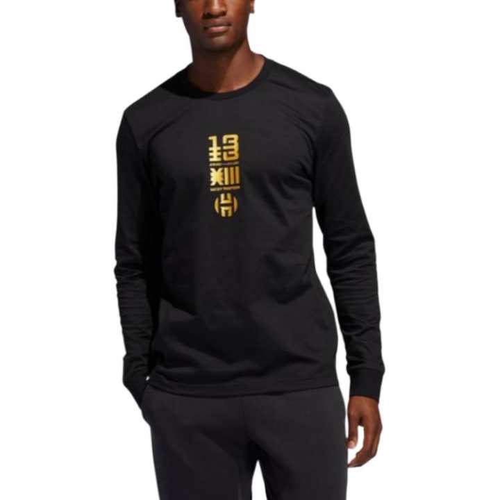 Adidas Adidas CNY T Shirts Men's Black Crew Neck Moderate