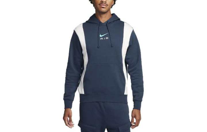 Nike Nike Sweatshirts Men's Industrial Blue Hooded Moderate Regular