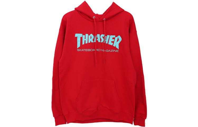 Thrasher Thrasher Sweatshirts Unisex Red Hooded Moderate Regular