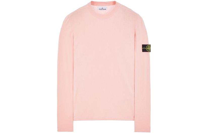STONE ISLAND Stone Island logo-patch crew neck sweatshirt
