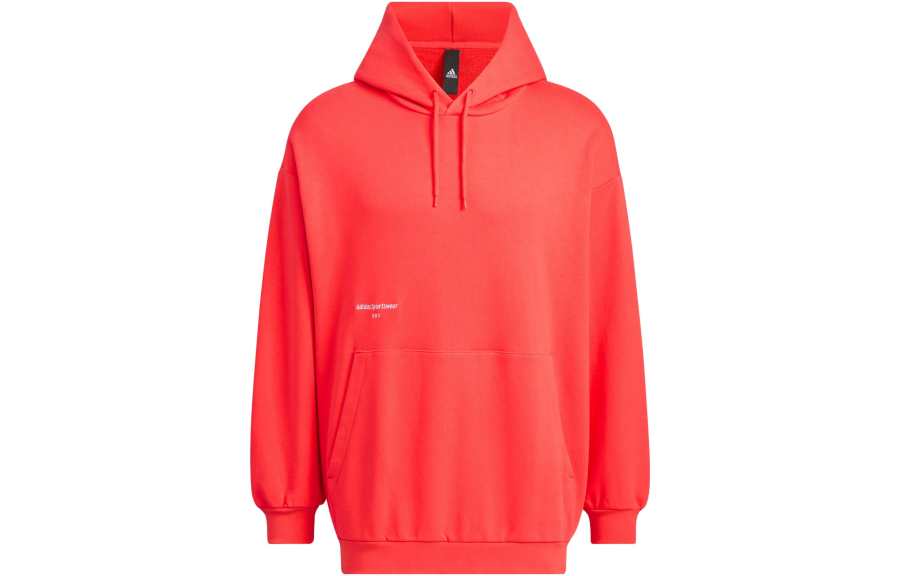 Adidas Adidas Sweatshirts Men's Light Red Hooded Moderate Regular