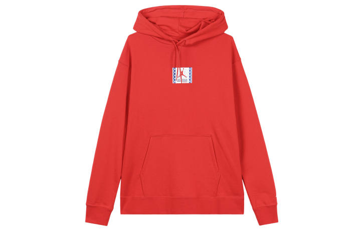 Nike Nike Sweatshirts Men's Red Hooded Moderate Regular