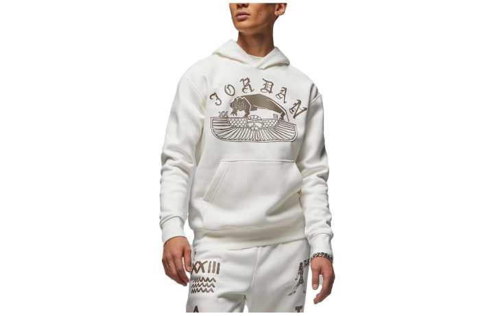 Jordan Jordan Sweatshirts Men's White Hooded Moderate Other