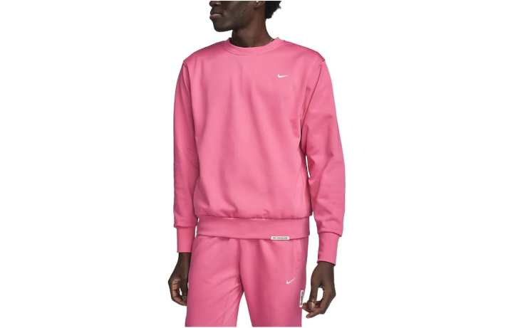 Nike Nike Sweatshirts Men's Pink Crew Neck Moderate Regular