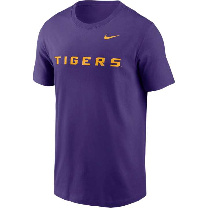 Nike Nike Lsu Tigers Primetime Wordmark Men's Nike College T-Shirt