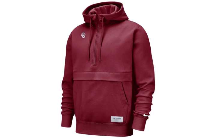 Nike Nike Sweatshirts Men's Crimson Hooded Moderate Regular
