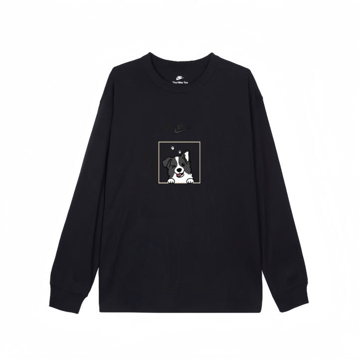 Nike Nike T Shirts Unisex Black Crew Neck Moderate Straight Fit