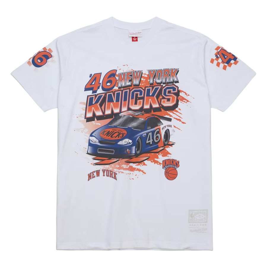 Mitchell Ness x NBA New York Knicks T Shirt Men's White