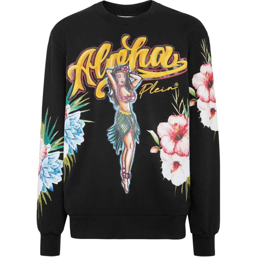 PHILIPP PLEIN 【Previous Season】Hawaii-print sweatshirt