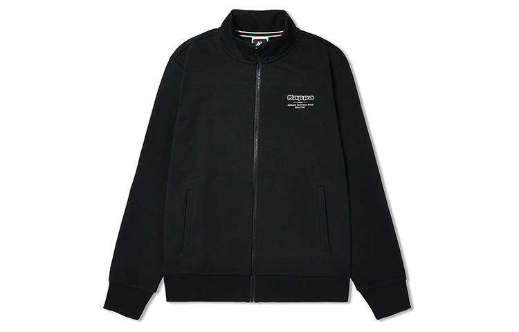 Kappa Sweatshirts Men's Black 990 Stand Collar Moderate Regular