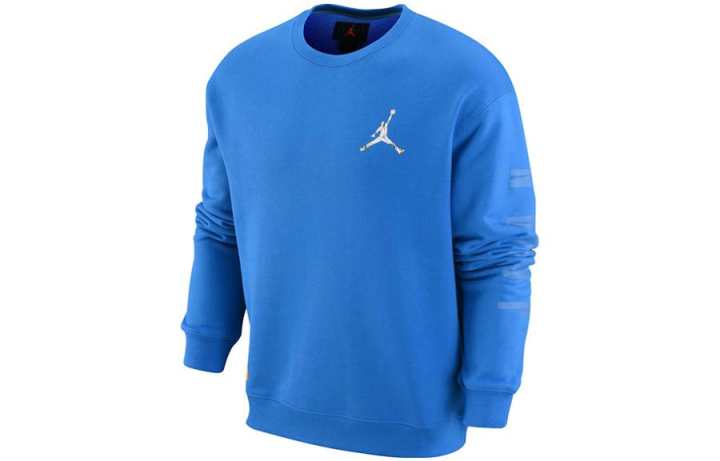 Jordan Jordan Sweatshirts Men's Blue Crew Neck Moderate Regular
