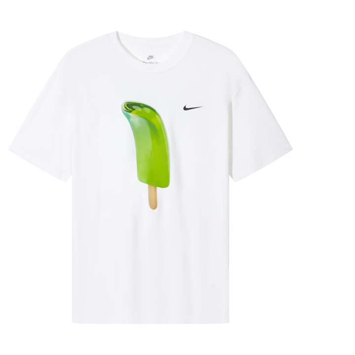 Nike Nike T Shirts Unisex White Crew Neck Moderate Straight Fit