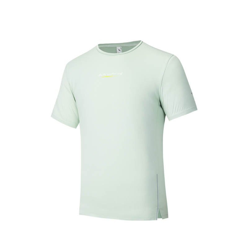 Anta Running Collection T Shirt Men's Light Sea Foam Green