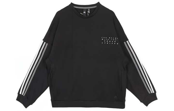 Adidas Adidas Sweatshirts Unisex Black Crew Neck Moderate Other