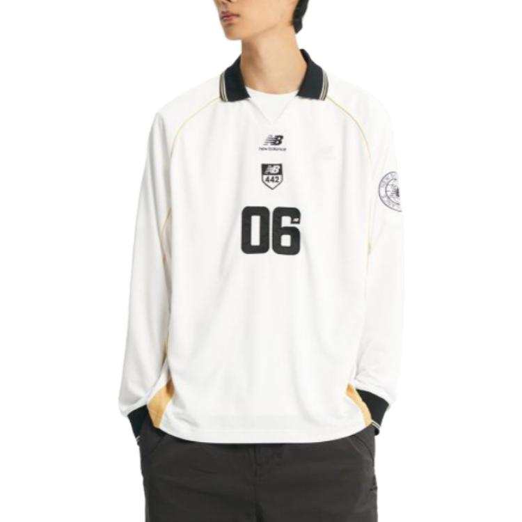 New Balance New Balance Sweatshirts Unisex White Lapel Moderate Regular