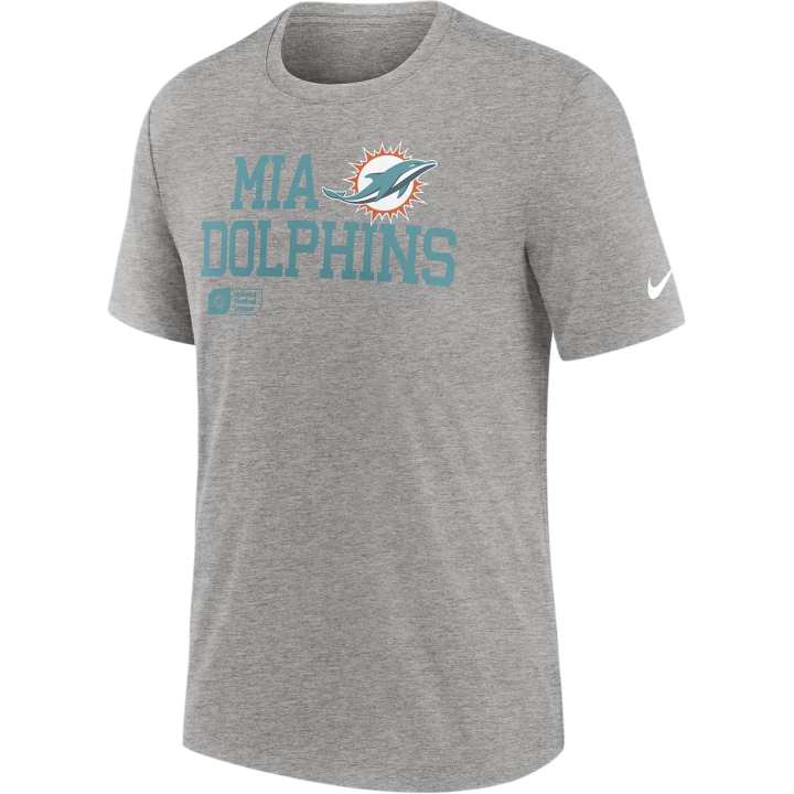 Nike Nike Miami Dolphins Overlap Lockup Men's Nike Nfl T-Shirt