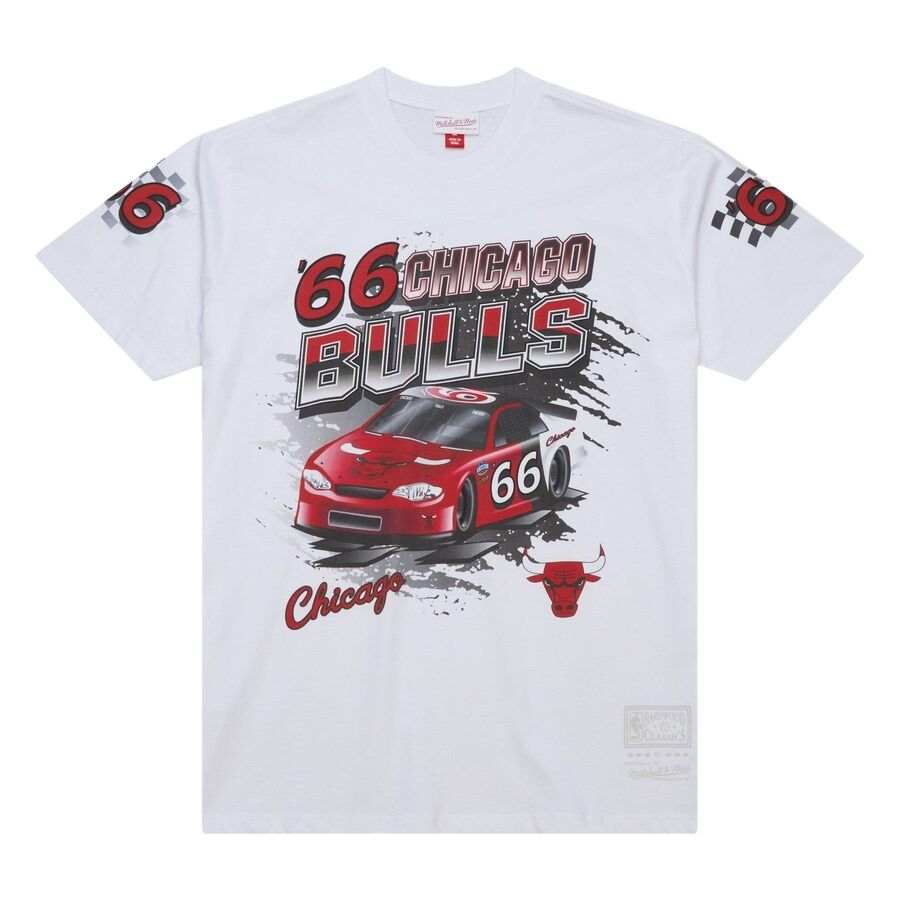 Mitchell Ness x NBA Chicago Bulls T Shirt Men's White
