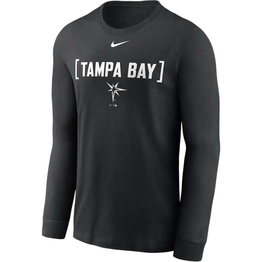 Nike Nike Tampa Bay Rays Fashion Men's Nike Mlb Long-Sleeve T-Shirt