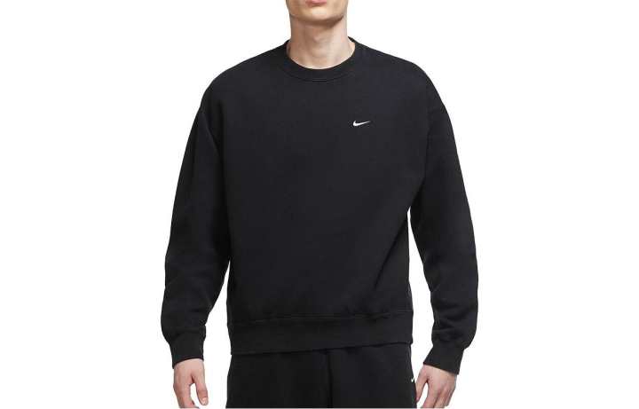 Nike Nike Sweatshirts Men's Black Crew Neck Moderate Regular
