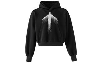 FRKM Sweatshirts Unisex Black Hooded Moderate Regular