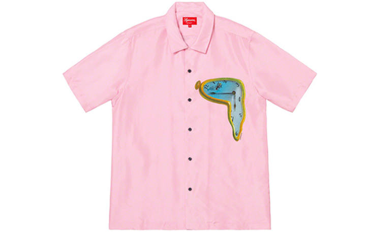 Supreme Supreme The Persistence Of Memory Silk S/S Shirt