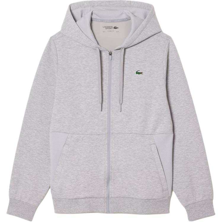 LACOSTE Sweatshirts Men's Gray Hooded Moderate Other