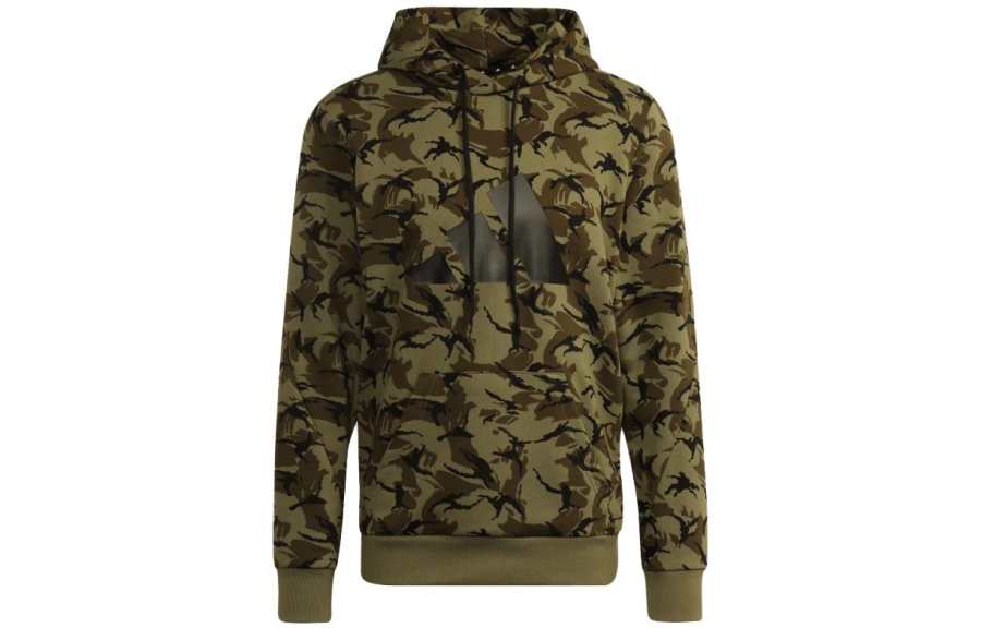 Adidas Adidas Sweatshirts Men's Green Hooded Moderate Regular
