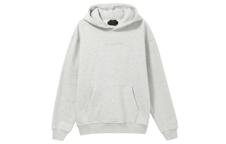 Jordan Jordan Wordmark Sweatshirts Men's Gray Hooded Moderate Regular