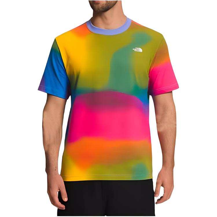 THE NORTH FACE T Shirts Men's Multicolor Crew Neck Moderate