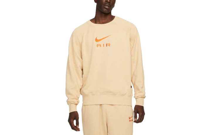 Nike Nike Sweatshirts Men's Wheat Crew Neck Moderate Regular
