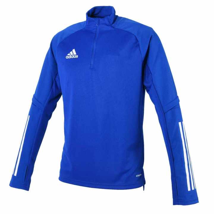 Adidas Adidas T Shirts Men's Blue Stand Collar Moderate Straight Fit