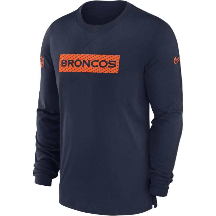 Nike Nike Denver Broncos Sideline Player Team Issue Men’s Nike Dri-FIT Long-Sleeve Top