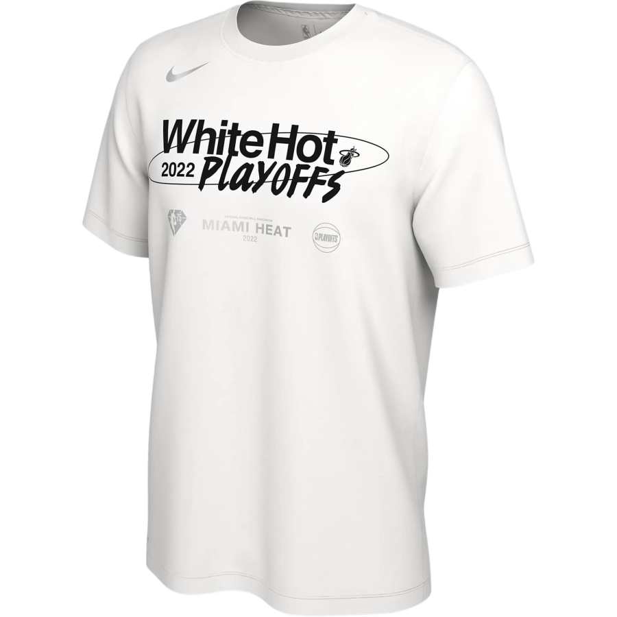 Nike Nike x NBA T Shirt Miami Heat Team Men's White
