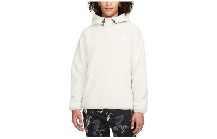 Nike Nike Sweatshirts Men's White Hooded Moderate Regular