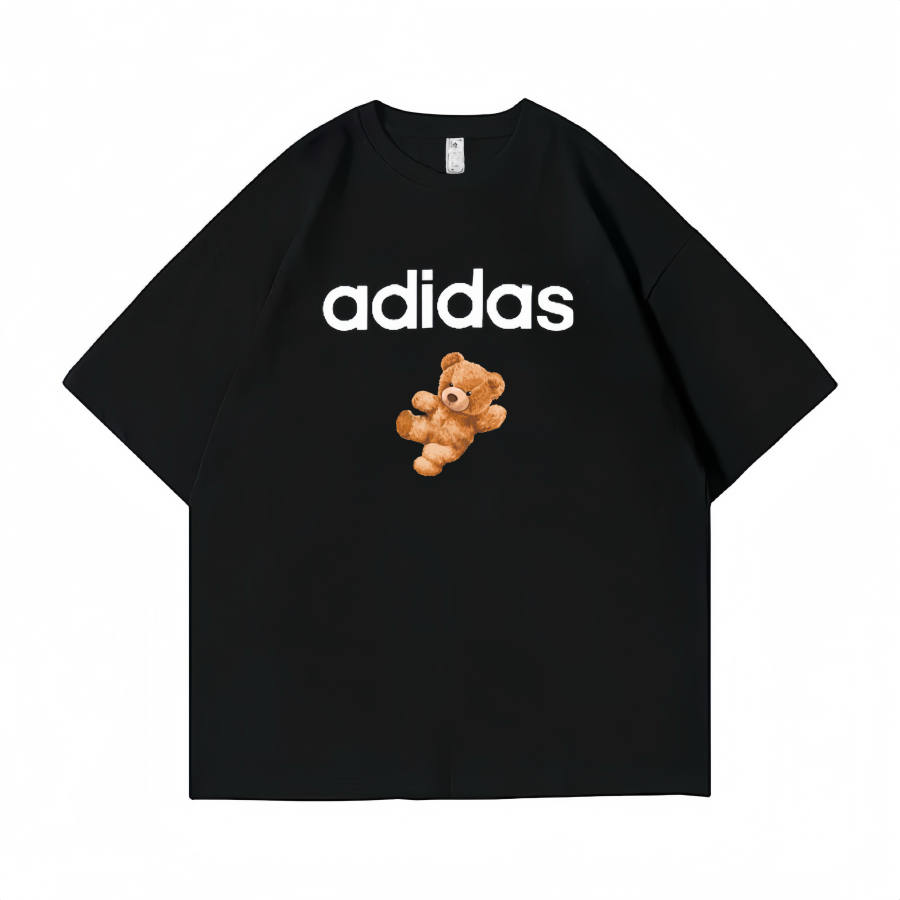 Adidas Adidas T Shirts Unisex Black Crew Neck Moderate Straight Fit
