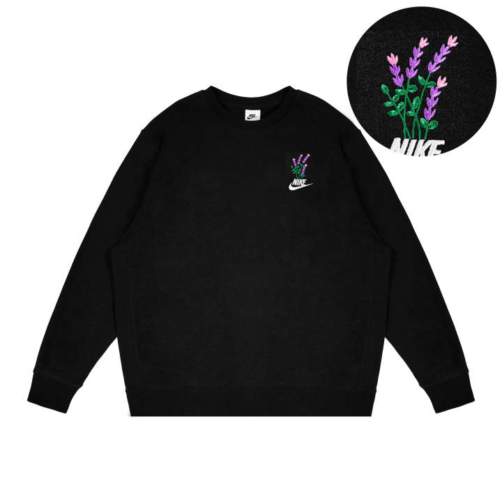Nike Nike Sweatshirts Unisex Black Crew Neck Moderate Regular