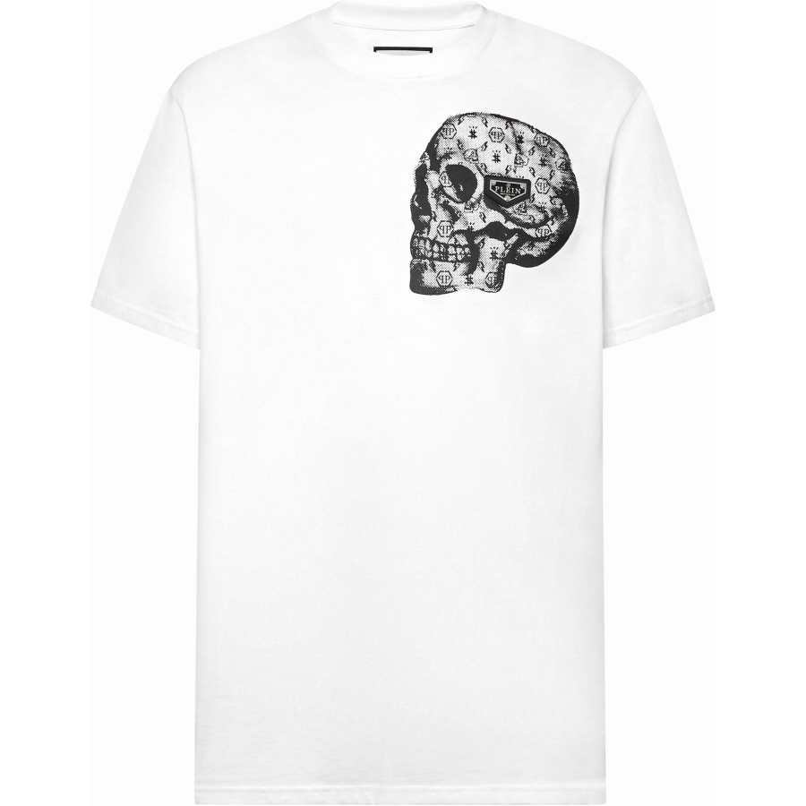 Philipp Plein skull-print cotton T-shirt