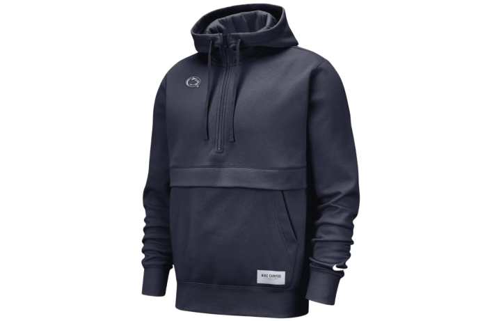 Nike Nike Sweatshirts Men's Navy Blue Hooded Moderate Regular