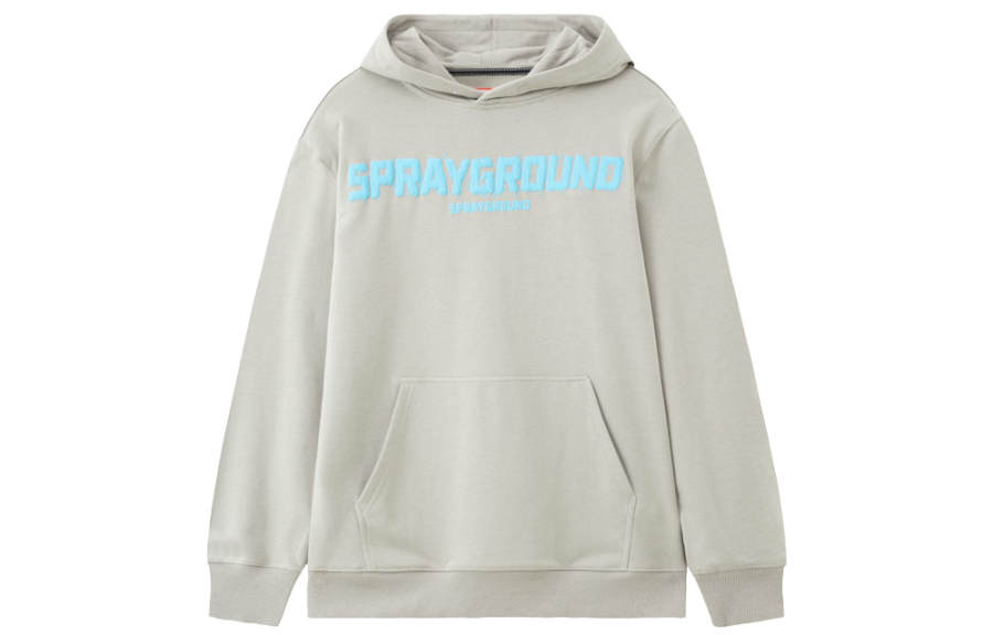 SPRAYGROUND Sweatshirts Unisex Light Gray Hooded Moderate Regular