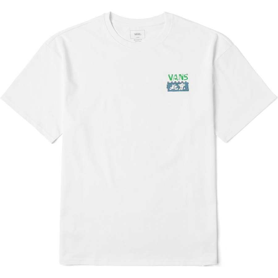 Vans Vans T Shirts Unisex White Crew Neck Moderate