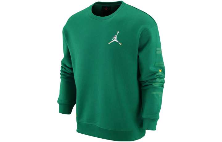 Jordan Jordan Sweatshirts Men's Green Crew Neck Moderate Regular
