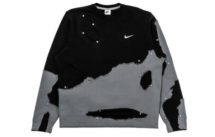 Nike Nike Sweatshirts Men's Black Crew Neck Thickened Regular