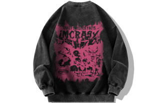 Imcrasy Sweatshirts Unisex Crew Neck Moderate Regular