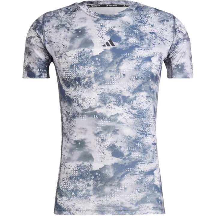 Adidas Adidas Free Shipping With AdiClub Techfit Training Allover Print Tee