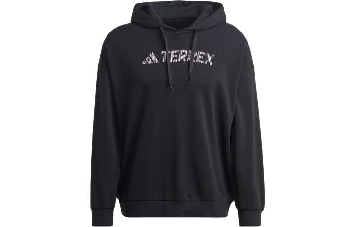 Adidas Adidas Sweatshirts Unisex Black Hooded Moderate Regular