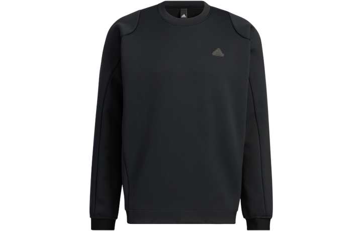 Adidas Adidas Sweatshirts Men's Black Crew Neck Moderate Regular