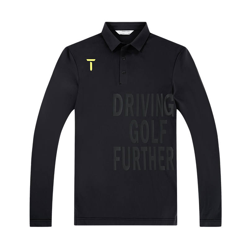 EUROPEAN TOUR T Shirts Men's Polo Collar Moderate Straight Fit