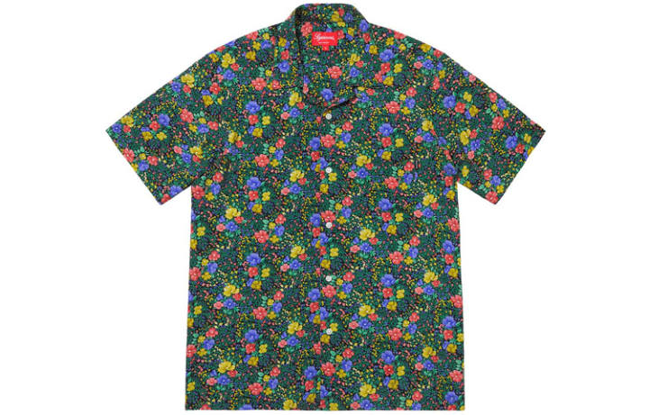 Supreme Supreme Mini Floral Rayon Short Sleeve Shirt